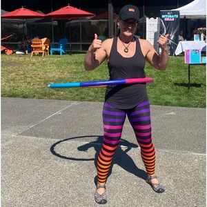 K-Deer Signature Stripe Sneaker Length Leggings – Mabel